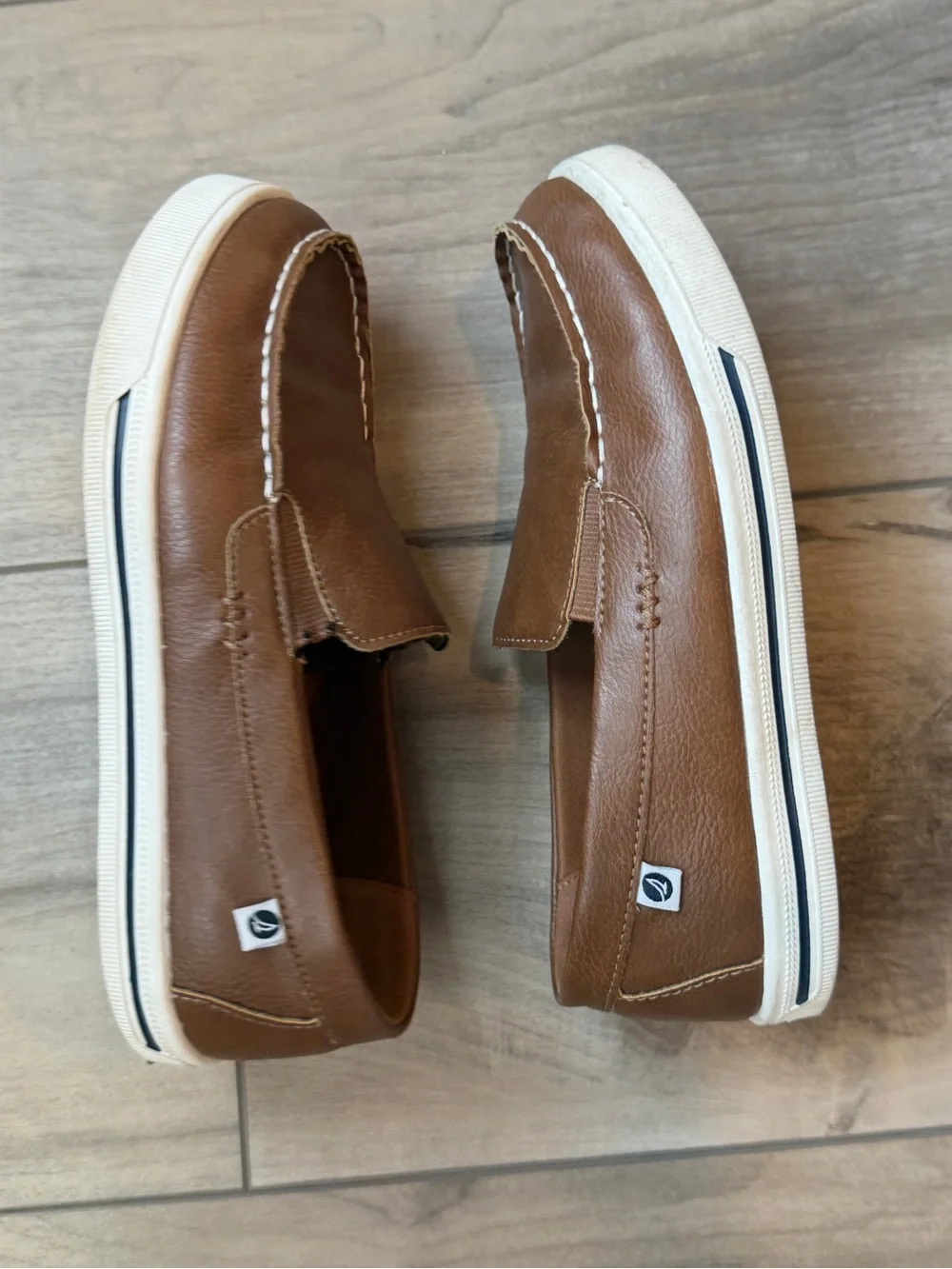 Sperry Boy’s Brown Slip-On Boat Shoes